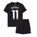 Everton Thierno Barry #11 Tredjedraktsett Barn 2025-26 Korte ermer (+ Korte bukser)